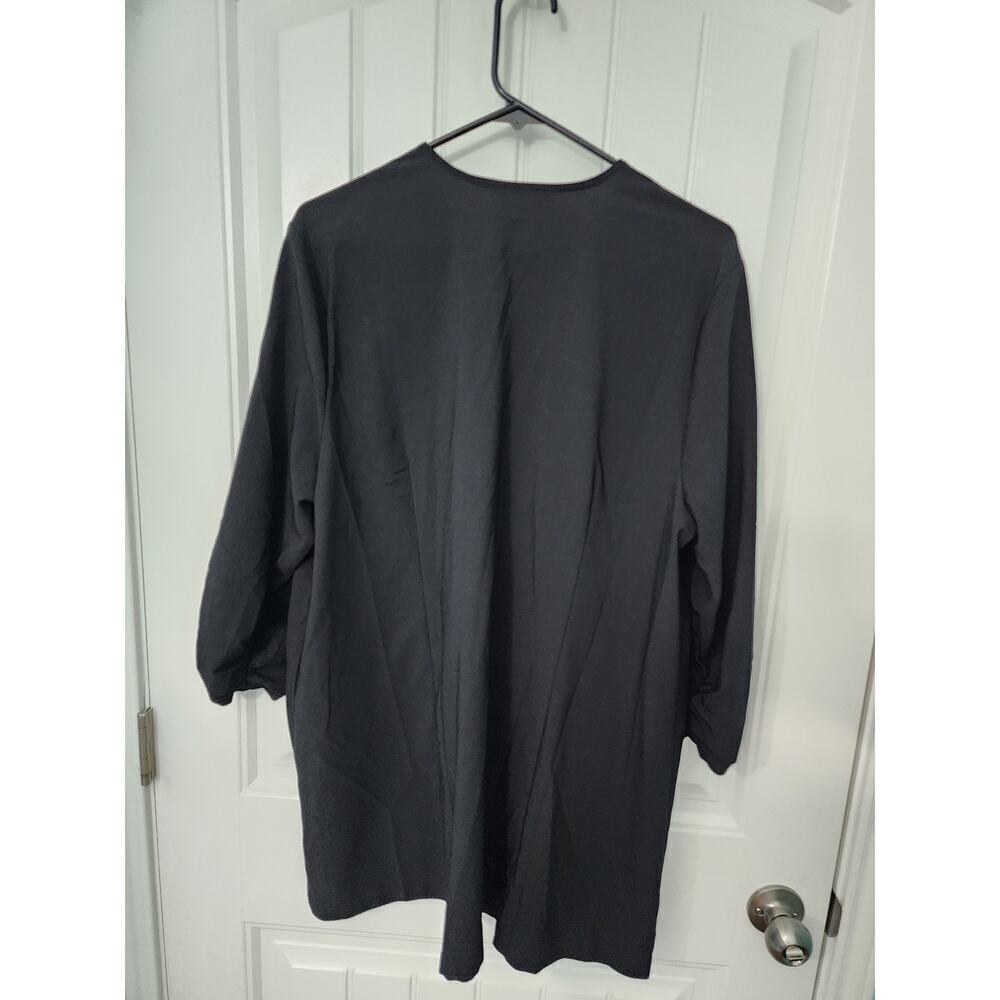 NEW! Torrid Black Crepe Open Front Jacket Plus Size 1 - Picture 3 of 7